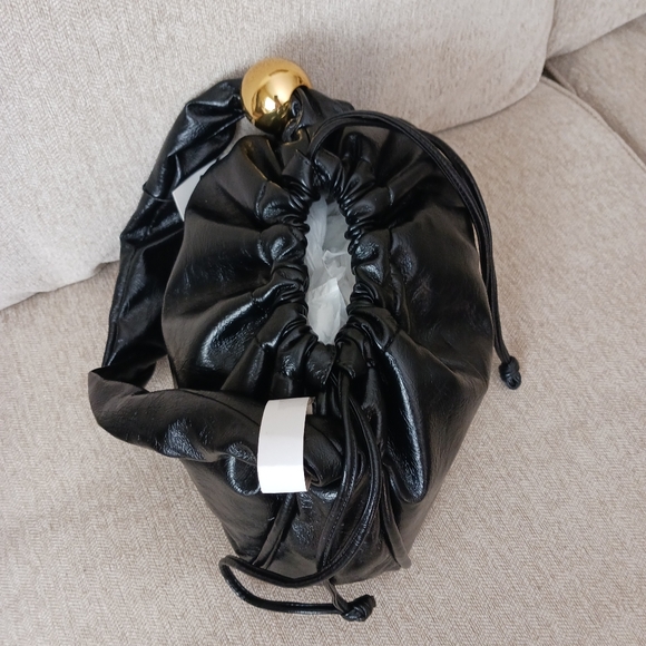 Zara black leather shoulders bag - Picture 6 of 12